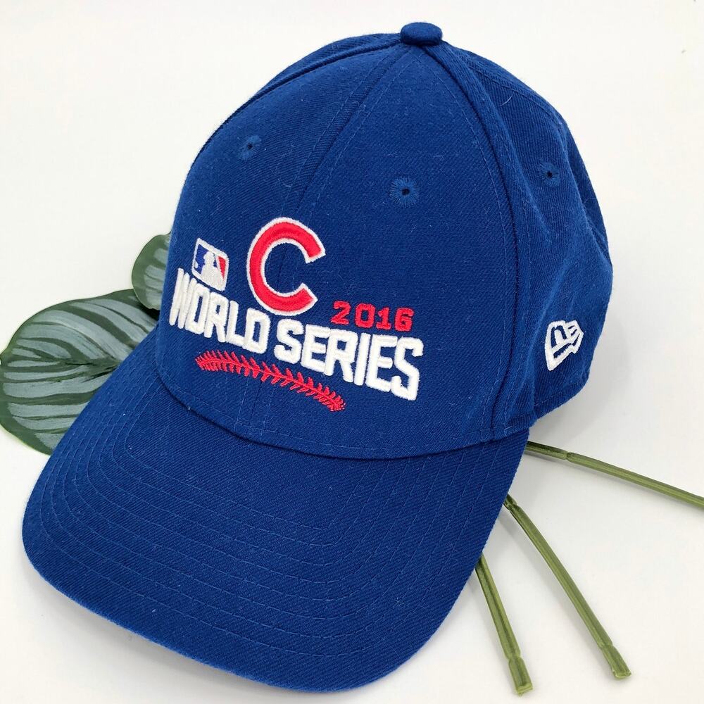 New Era Blue 2016 World Series Chicago Cubs Baseball MLB 9Forty Adjustable Hat